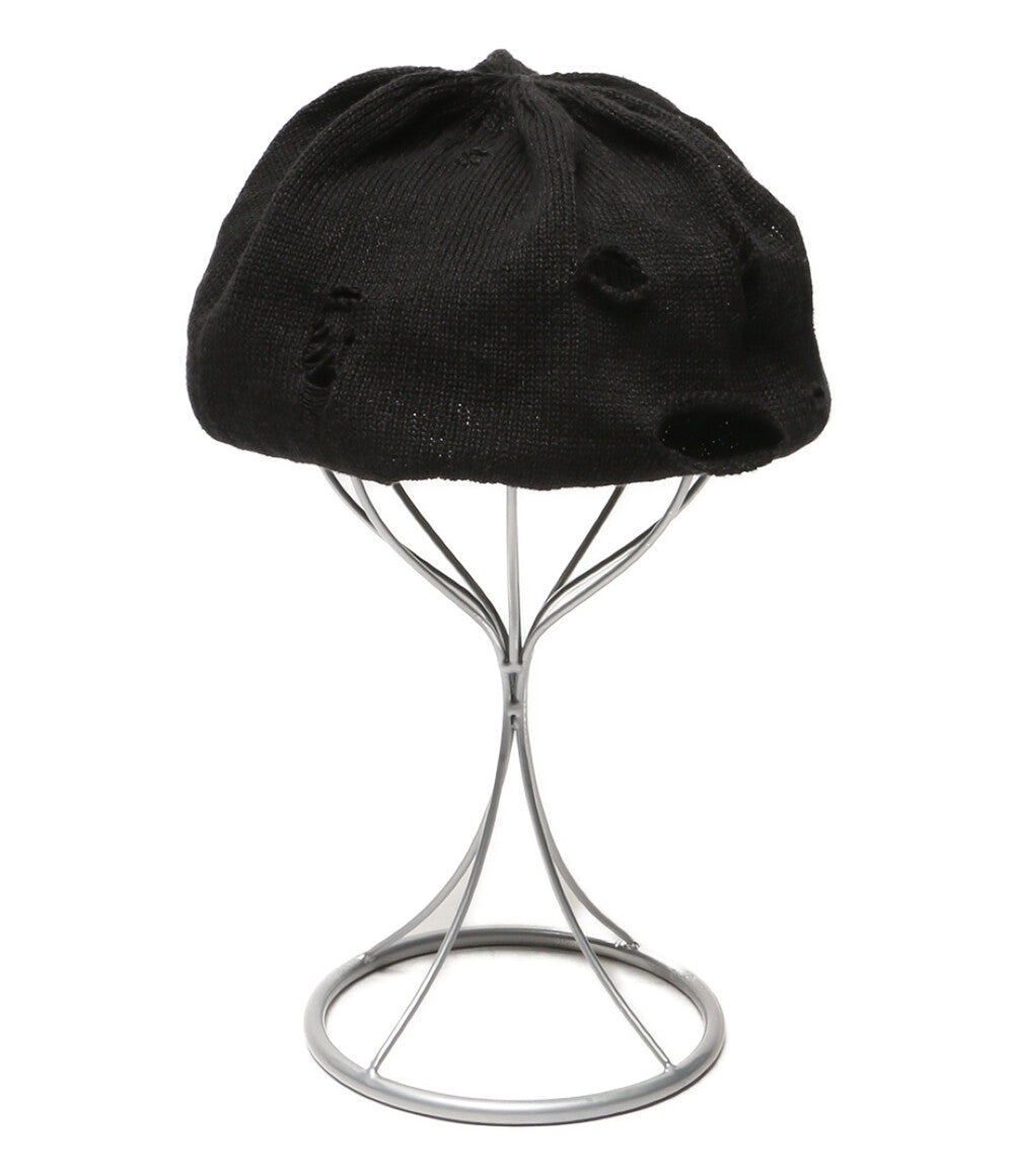 YOHJI YAMAMOTO POUR HOMME ベレー帽 JERSEY DAMAGED BERET HP-H01-360