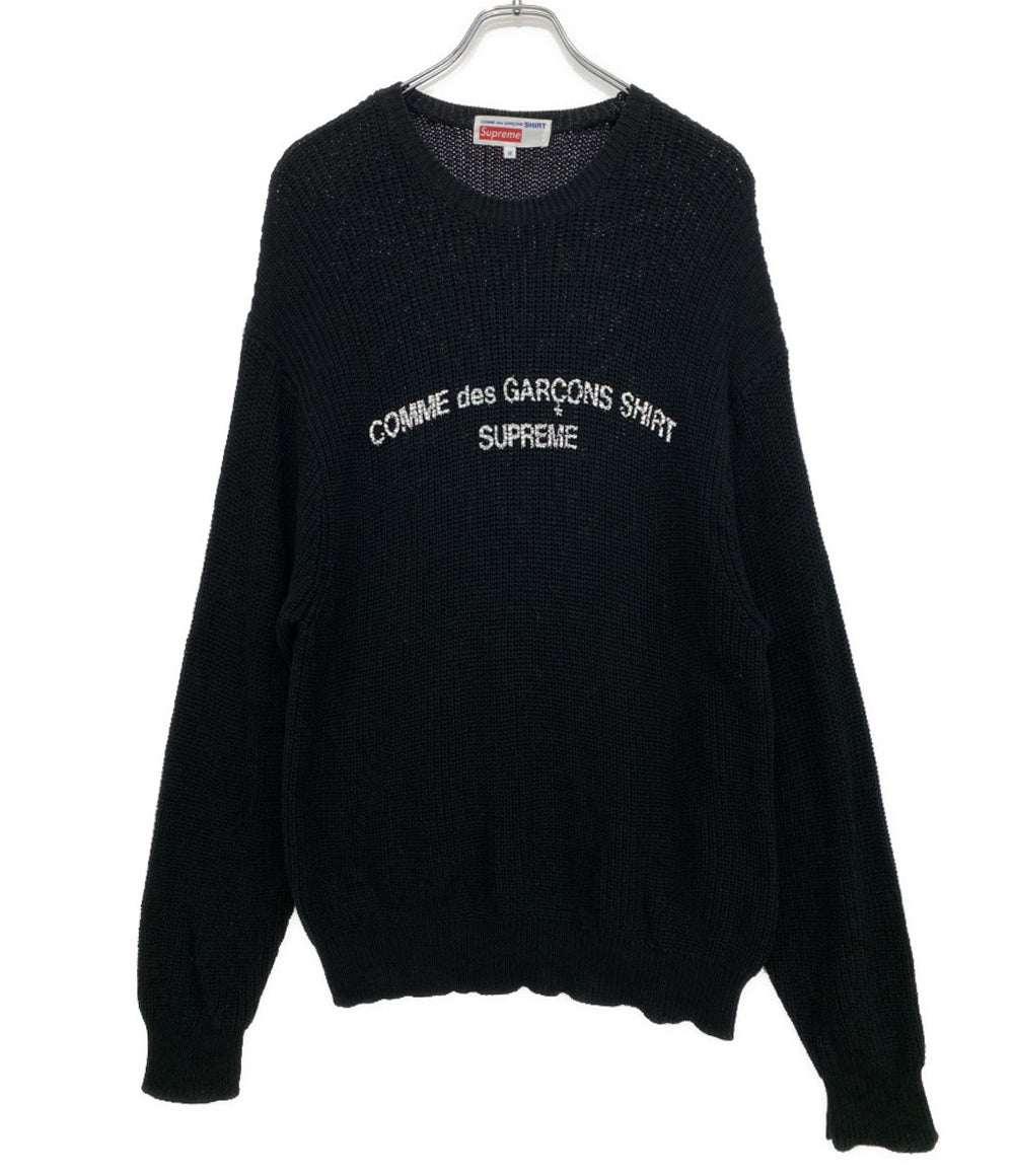 Supreme×COMME des GARCONS SHIRT コムデギャルソンシャツ ロゴ クルー
