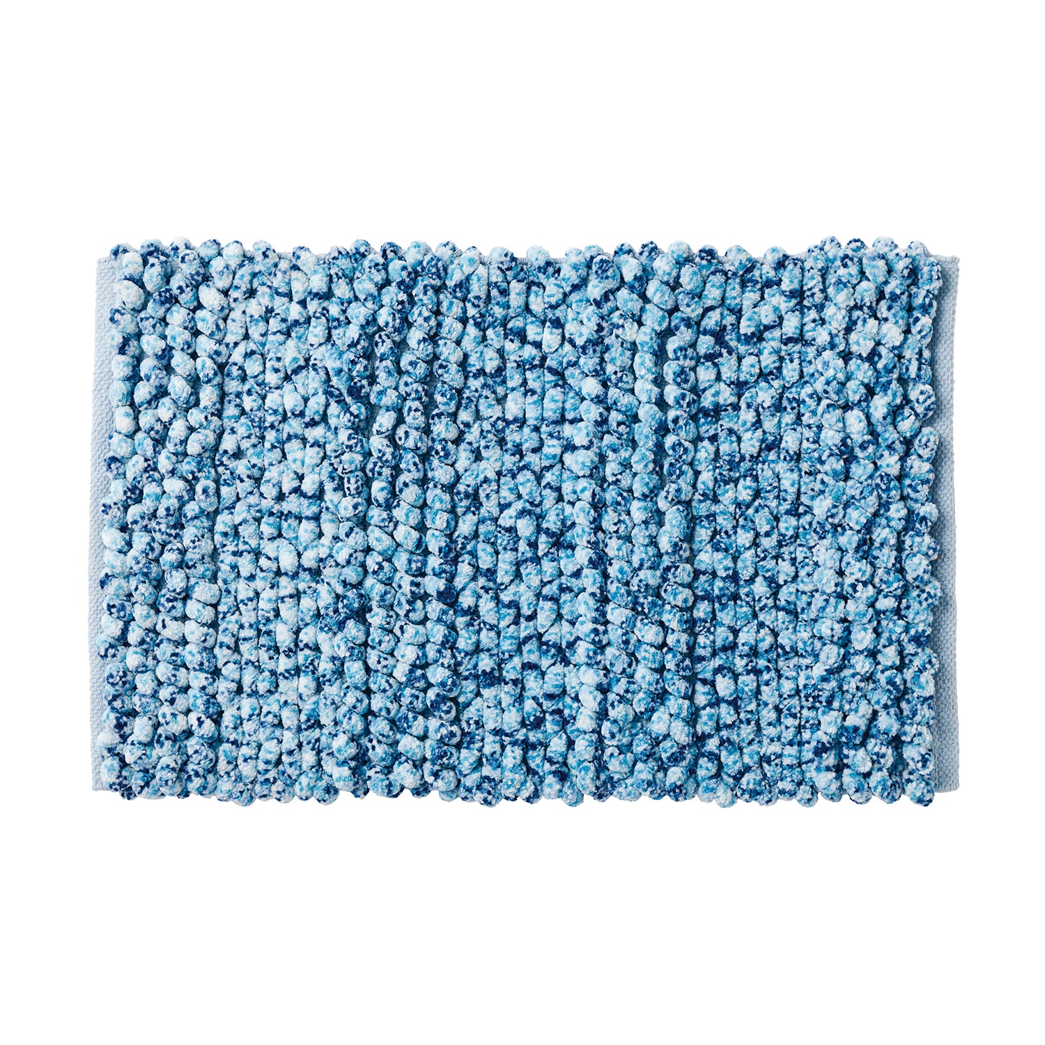 SALE 50％オフ】ハータ バスマット マイクロシェニール ブルー
