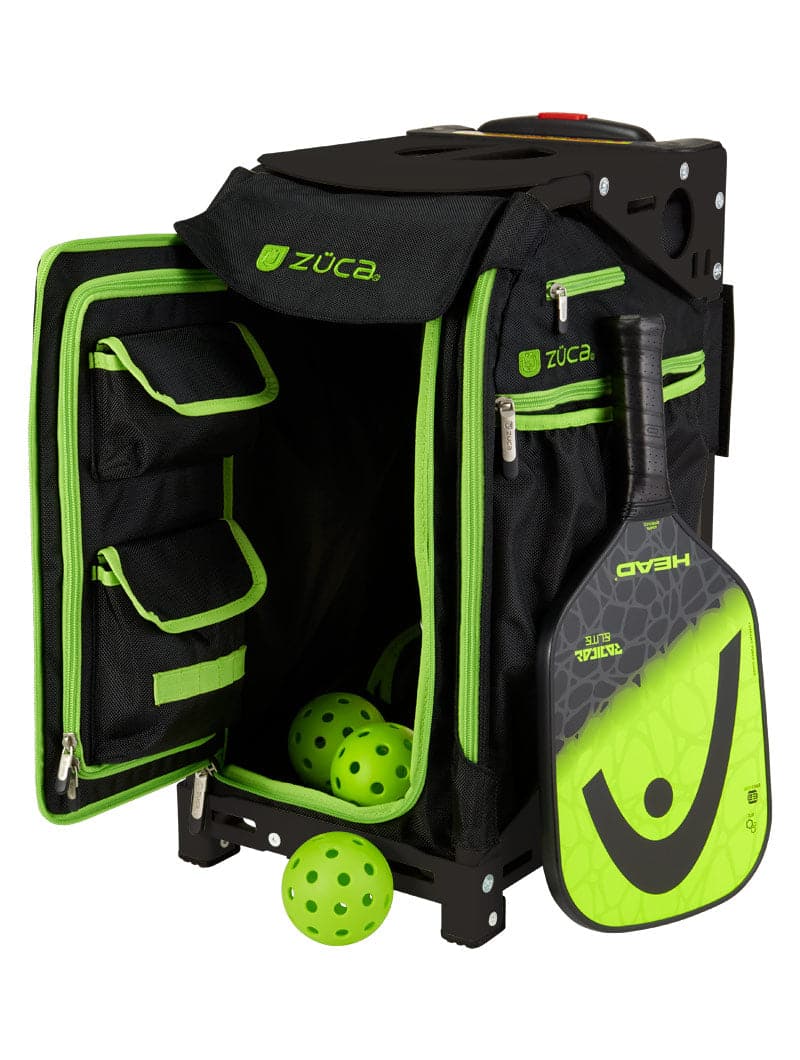 Buy ZÜCA Rolling Pickleball Pro Bag | Green/Black Frame