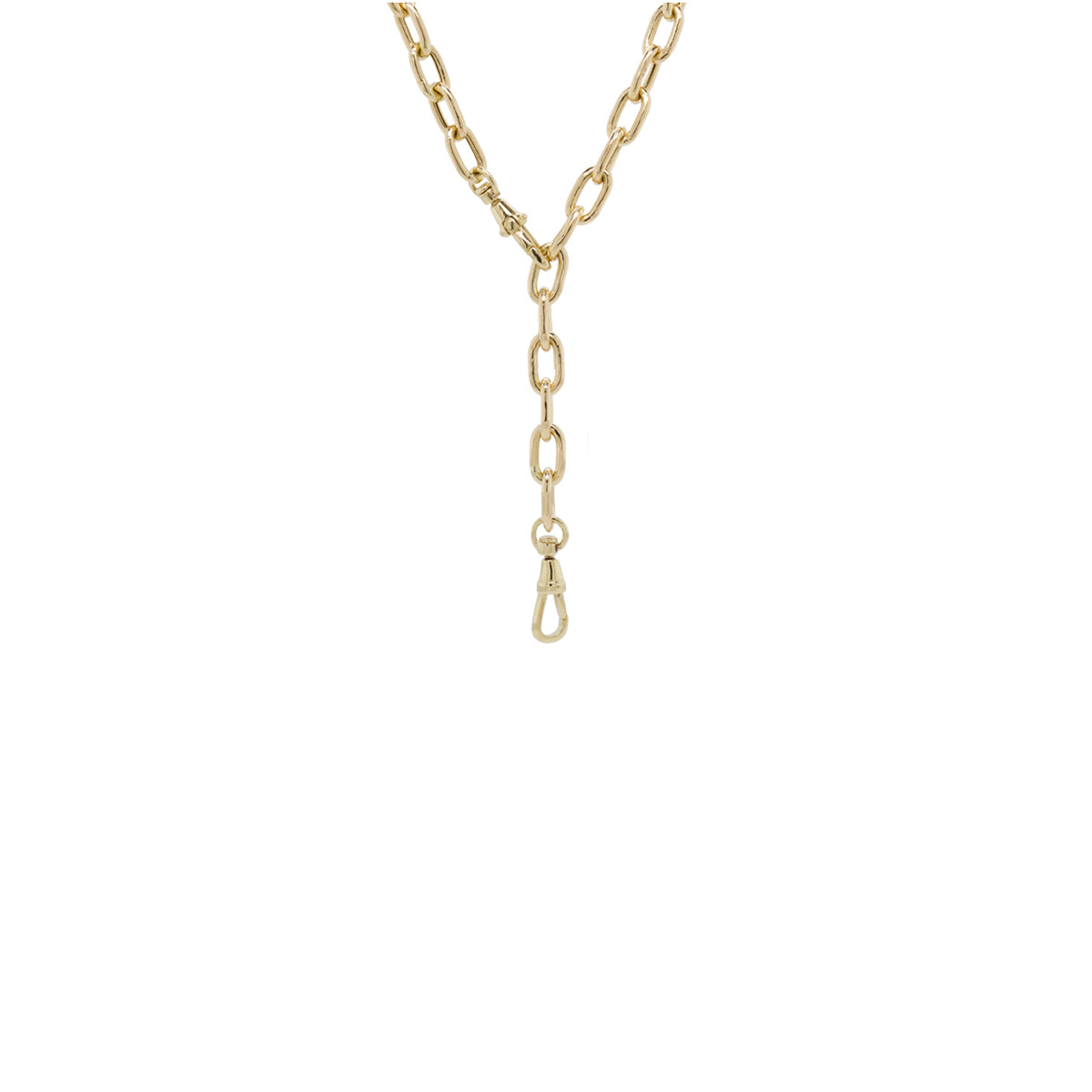 Zoë Chicco 14kt Gold Extra Large Square Oval Link Chain Necklace