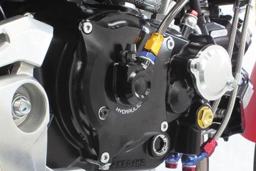 グロムjc75武川 クラッチカバー、オイルクーラー、ビックスロットル