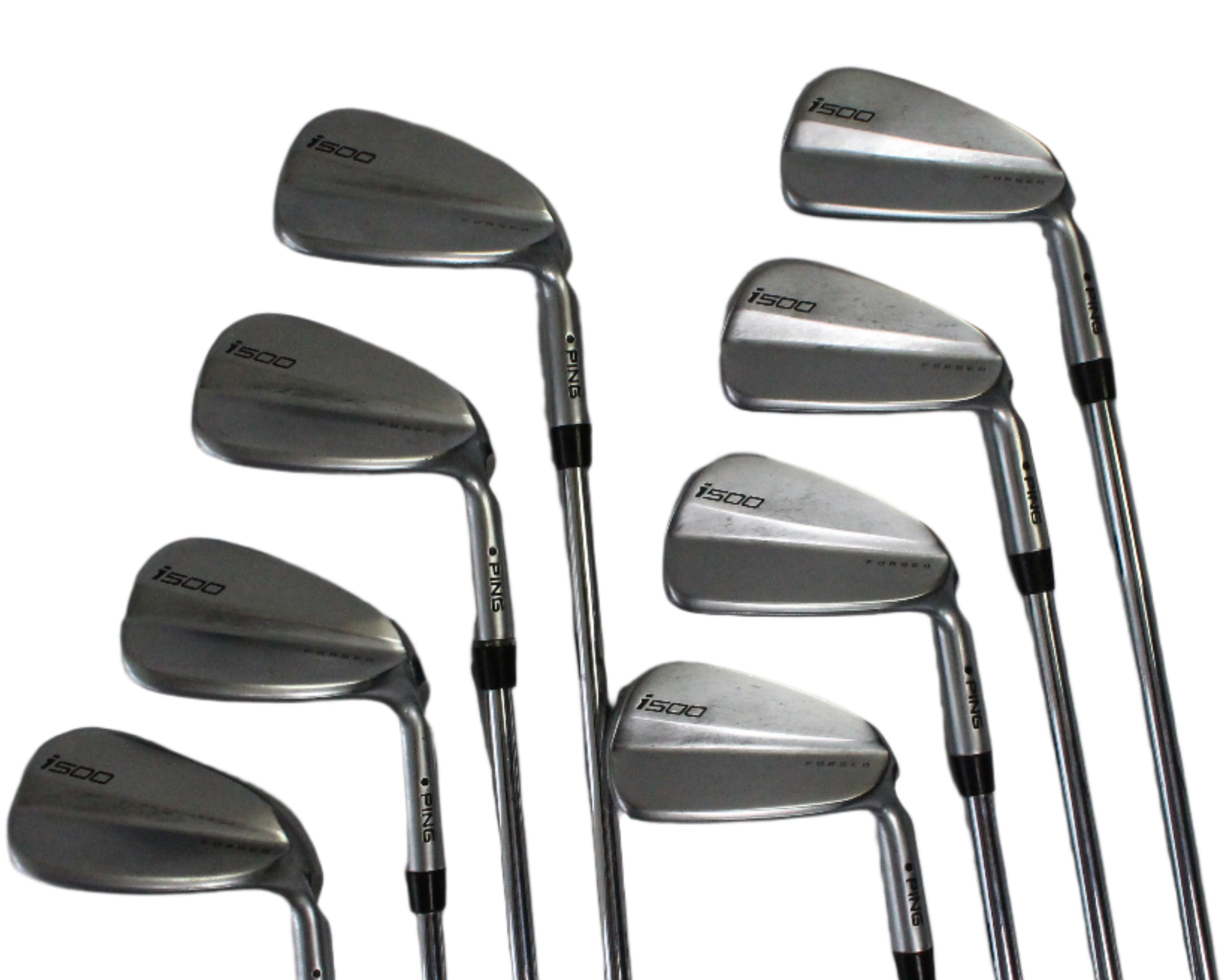 Pre-Owned Ping i500: Iron set (4-PW, UW) W/ Dynamic Gold S300