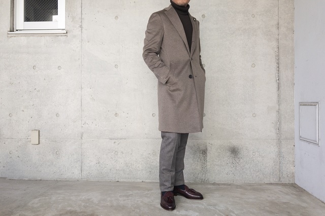 男なら一度はワードローブに加えたい極上カシミアのチェスター