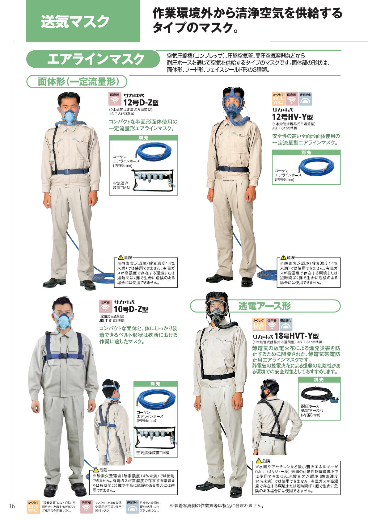 興研株式会社 KOKEN エアラインマスク プレッシャデマンド形/面体形