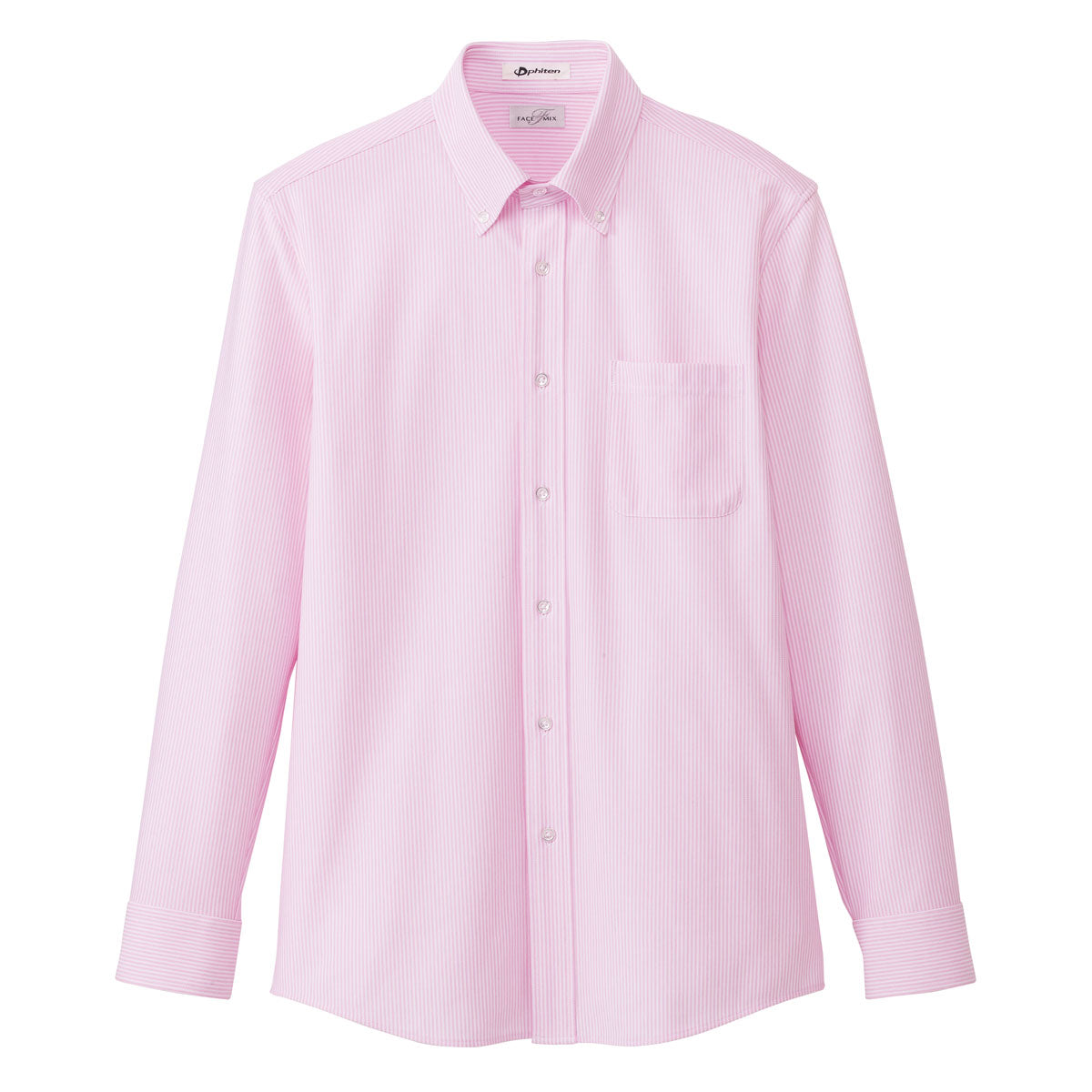 メンズニット吸汗速乾長袖シャツ | メンズ | 1枚 | FB5028M | ピンク