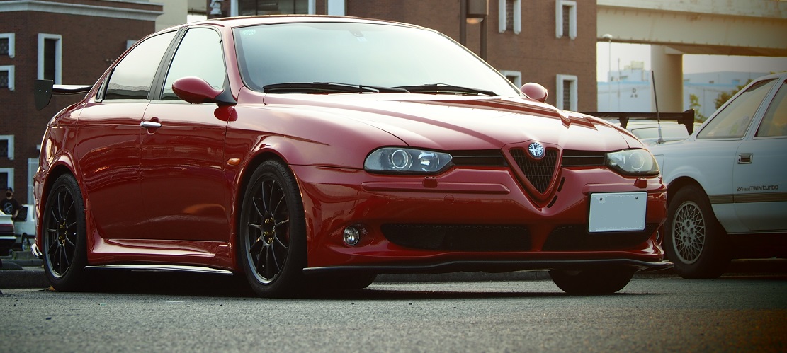 アルファロメオ 156 GTA】XYZ車高調 TS TYPEを装着して頂きました