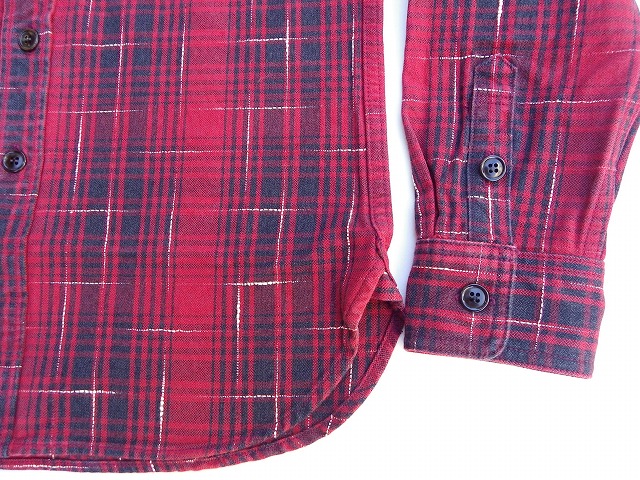 STUDIO D'ARTISAN-スタジオダルチザン- 乱れ絣チェックシャツ 日本製