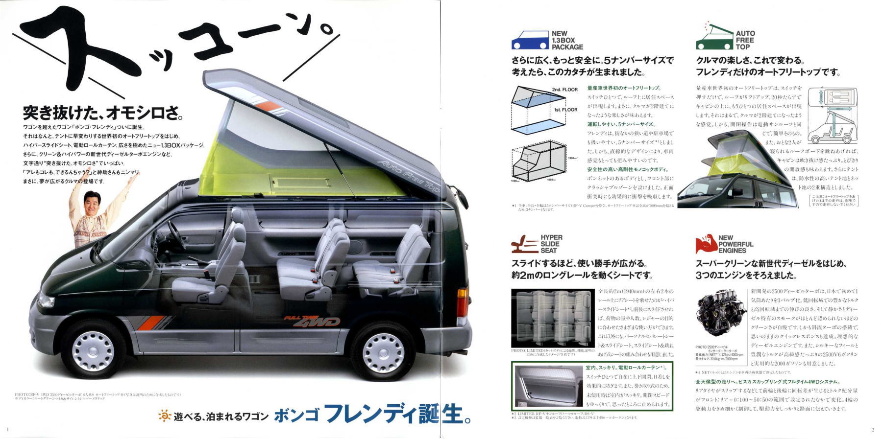 マツダ 1995 ボンゴフレンディ(SGL型)