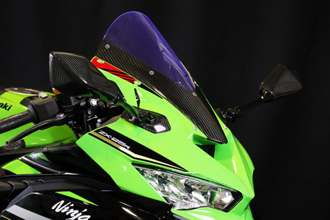 Ninja ZX-25R (2020-) 純正用ミラーカバー --