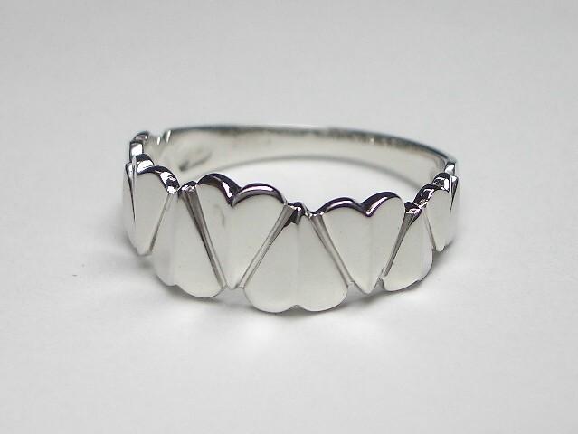 K18WG ホワイトゴールド地金ハート リング – オールジュエリー公式