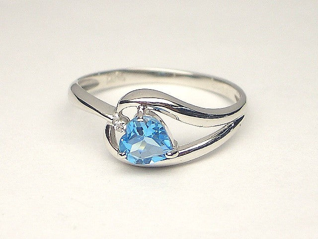 K18WGブルートパーズハート リング 【誕生石11月】 – オールジュエリー