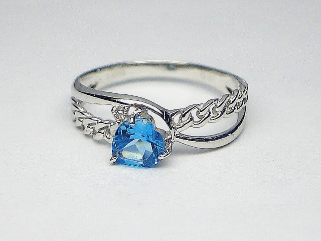 K18WGブルートパーズハート リング 【誕生石11月】 – オールジュエリー