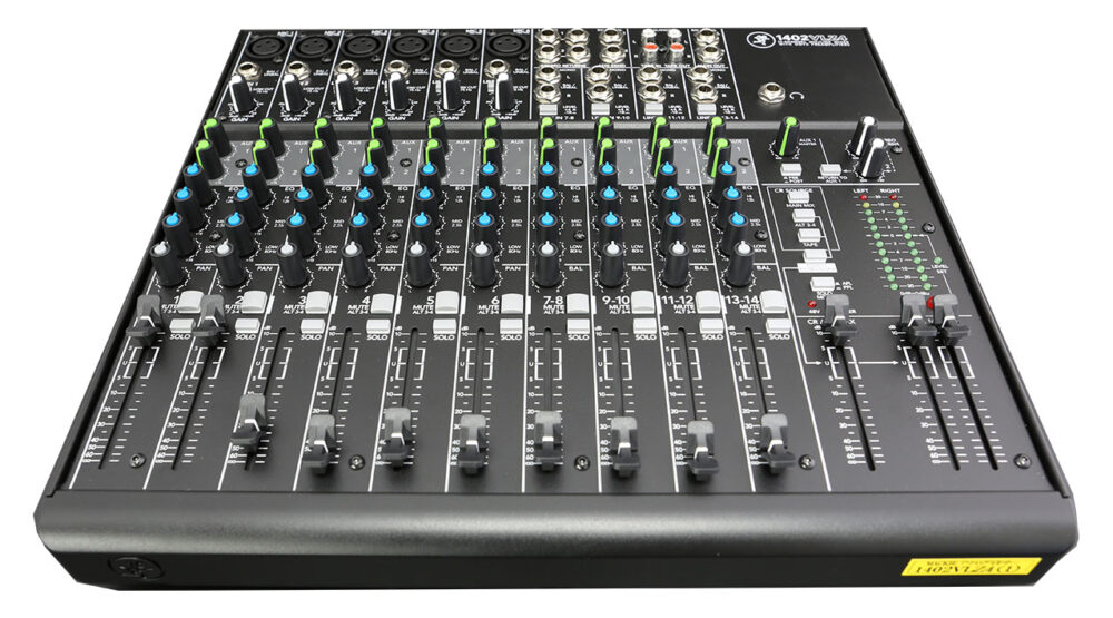 豊富な入力が魅力のアナログミキサー MACKIE 1402VLZ4レンタル開始しま