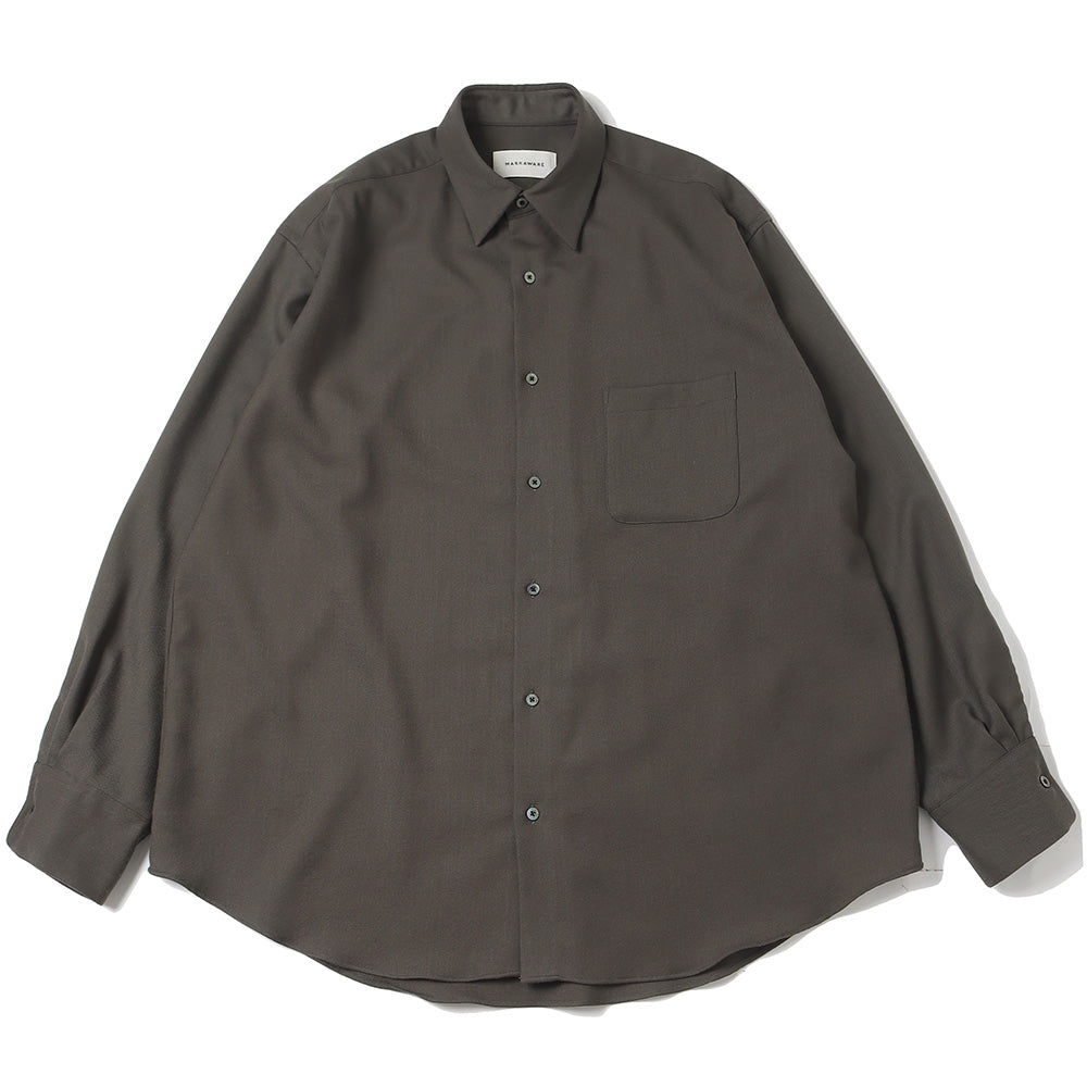 MARKAWARE(マーカウェア) - COMFORT FIT SHIRT ORGANIC WOOL VIYELLA