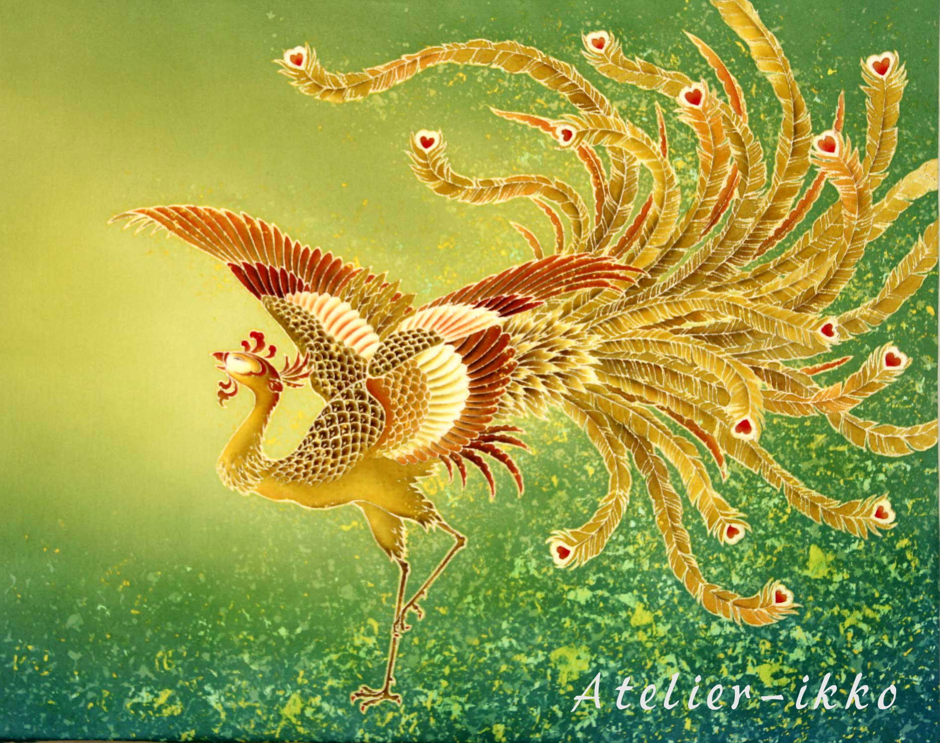 大きめ 開運絵画 No.51 - No.451 アクリル画 No.51 大きめ F4サイズ