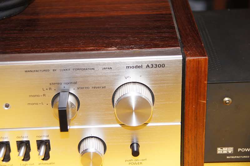 ラックス LUX A3300 真空管プリアンプTUNE-UP