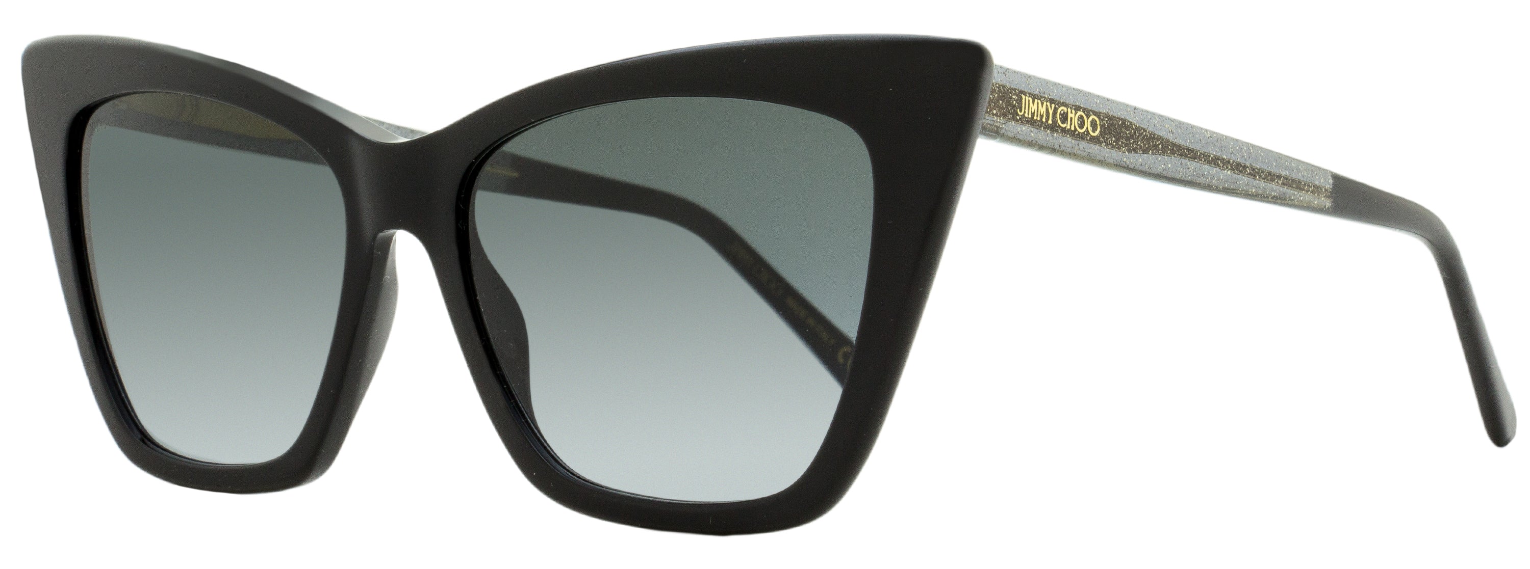 Jimmy Choo Cat Eye Sunglasses Lucine 8079O Black 55mm – Bluefly