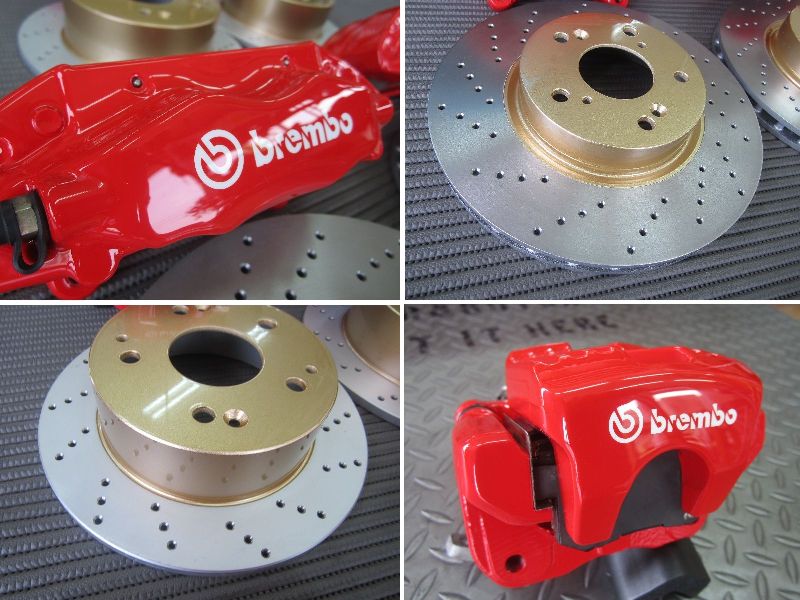 完成案内】 オーリス、インテグラDC5ブレンボキャリパー塗装、ローター