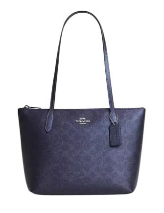 Coach Fiona Zip Tote Bag In Signature Canvas | Brixton Baker