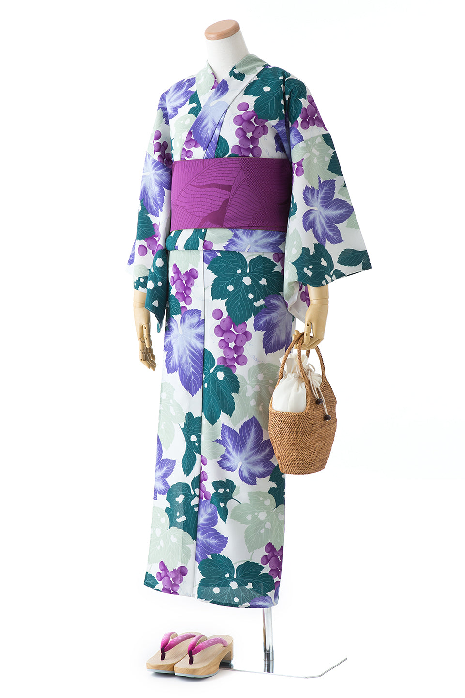 レディスゆかた/ぶどう – 撫松庵公式通販サイト