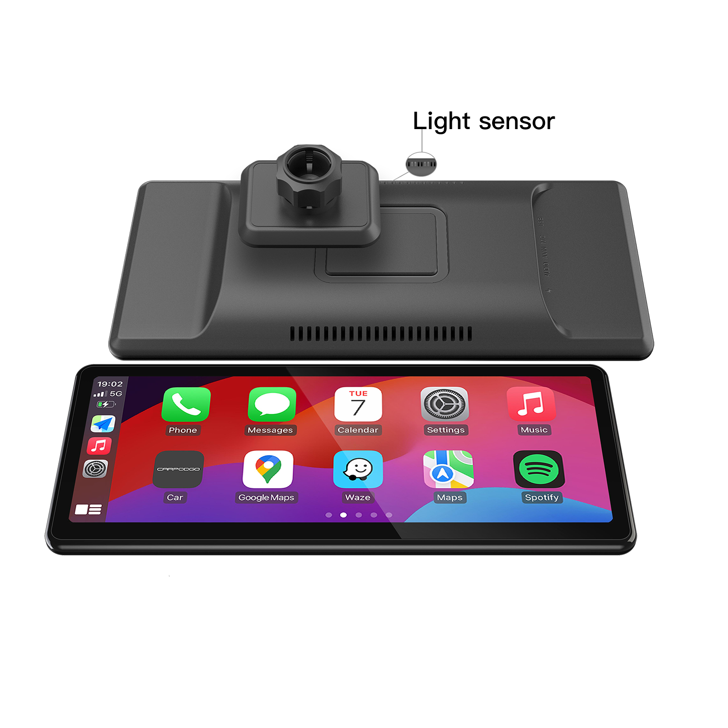 CarpodGo Portable Wireless Display Screen for Carplay or Android Auto