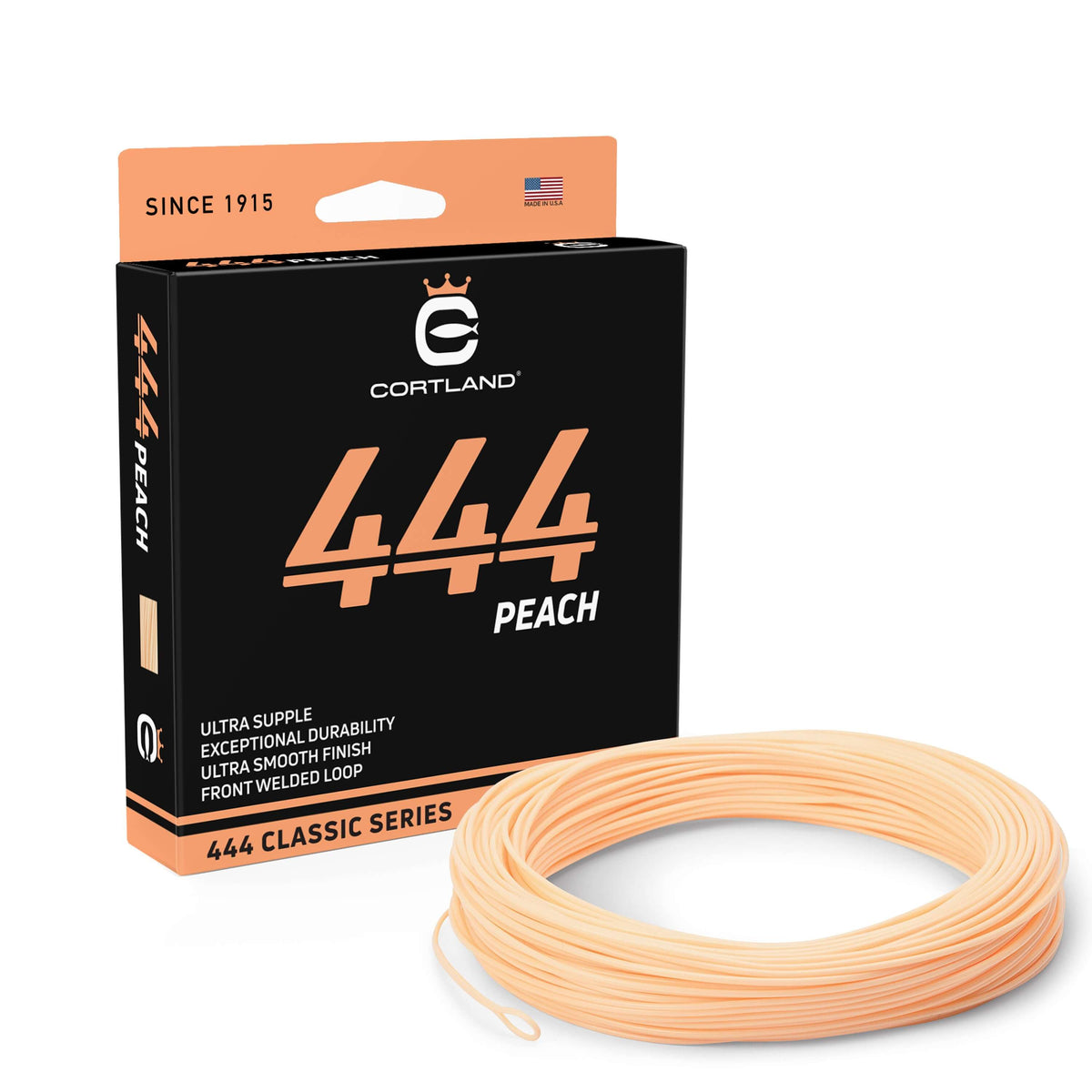 Timeless Cortland 444 Peach Fly Line – Smooth, Supple, Legendary