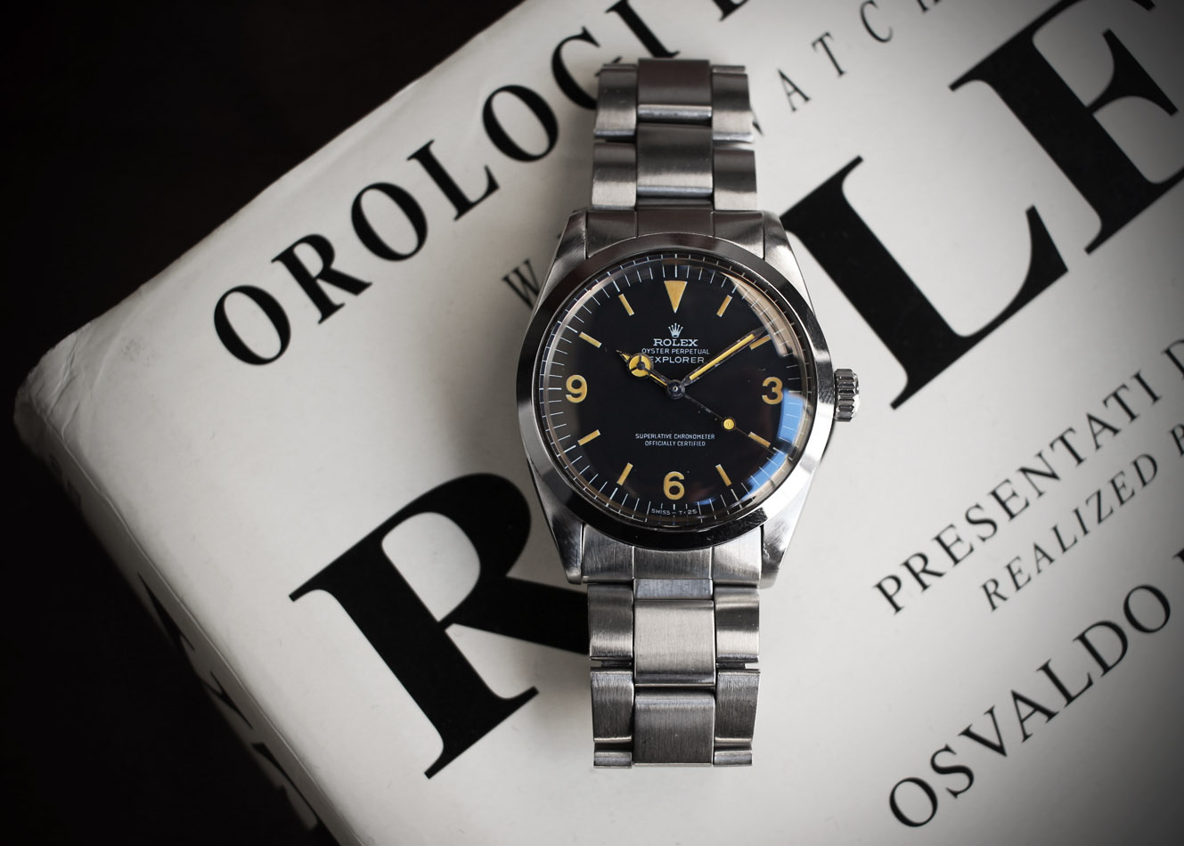 Sold item ］1971 Vintage Rolex Explorer I 1016 with Frog Foot Dial