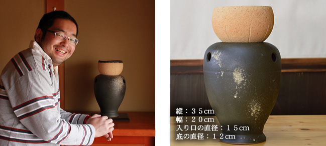微小陶琴】 お部屋用陶器の水琴窟｜信楽の窯元【大器の器】