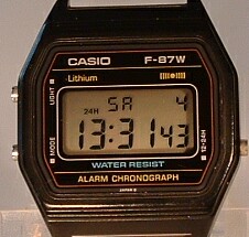 CASIO - F-87W - f-series - Vintage Digital Watch - Digital-Watch.com