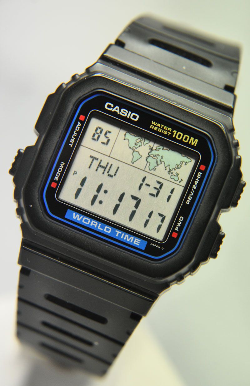 CASIO - W-520U - WorldTime - Vintage Digital Watch - Digital-Watch.com