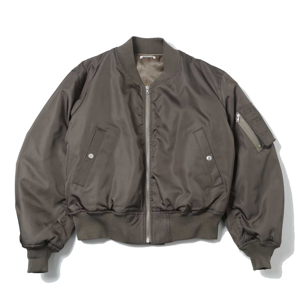 AURALEE(オーラリー)HIGH DENSITY SILK TWILL FLIGHT BLOUSON