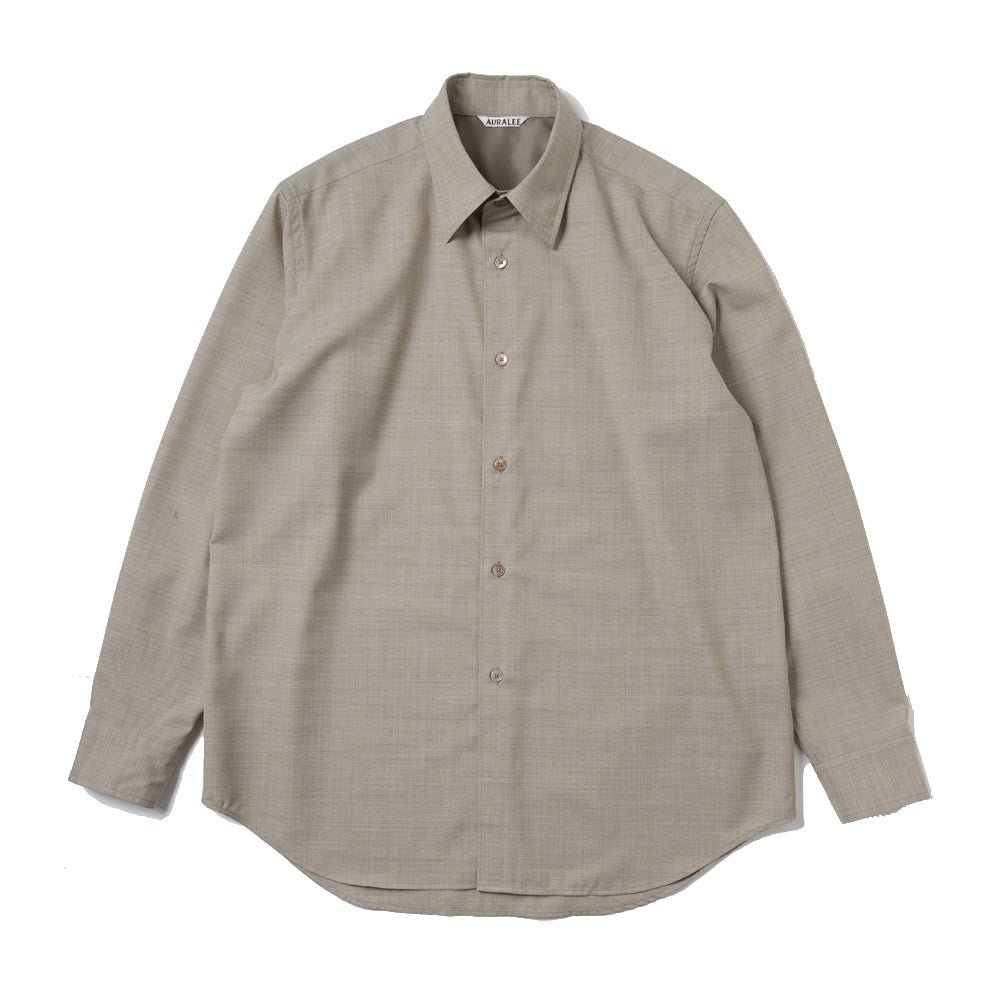 AURALEE(オーラリー) SUPER FINE TROPICAL WOOL SHIRT A25SS01WT