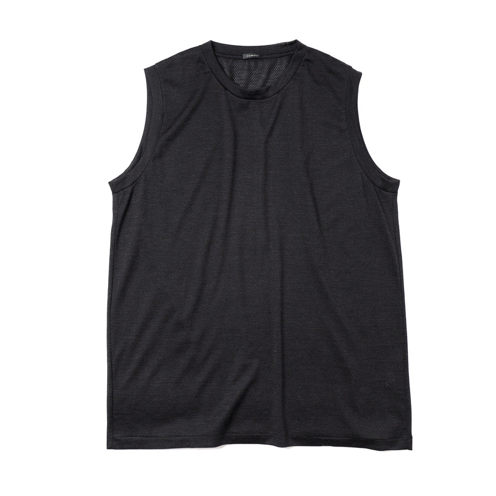 COMOLI) ウールメッシュ ノースリーブ (B01-05033) | COMOLI