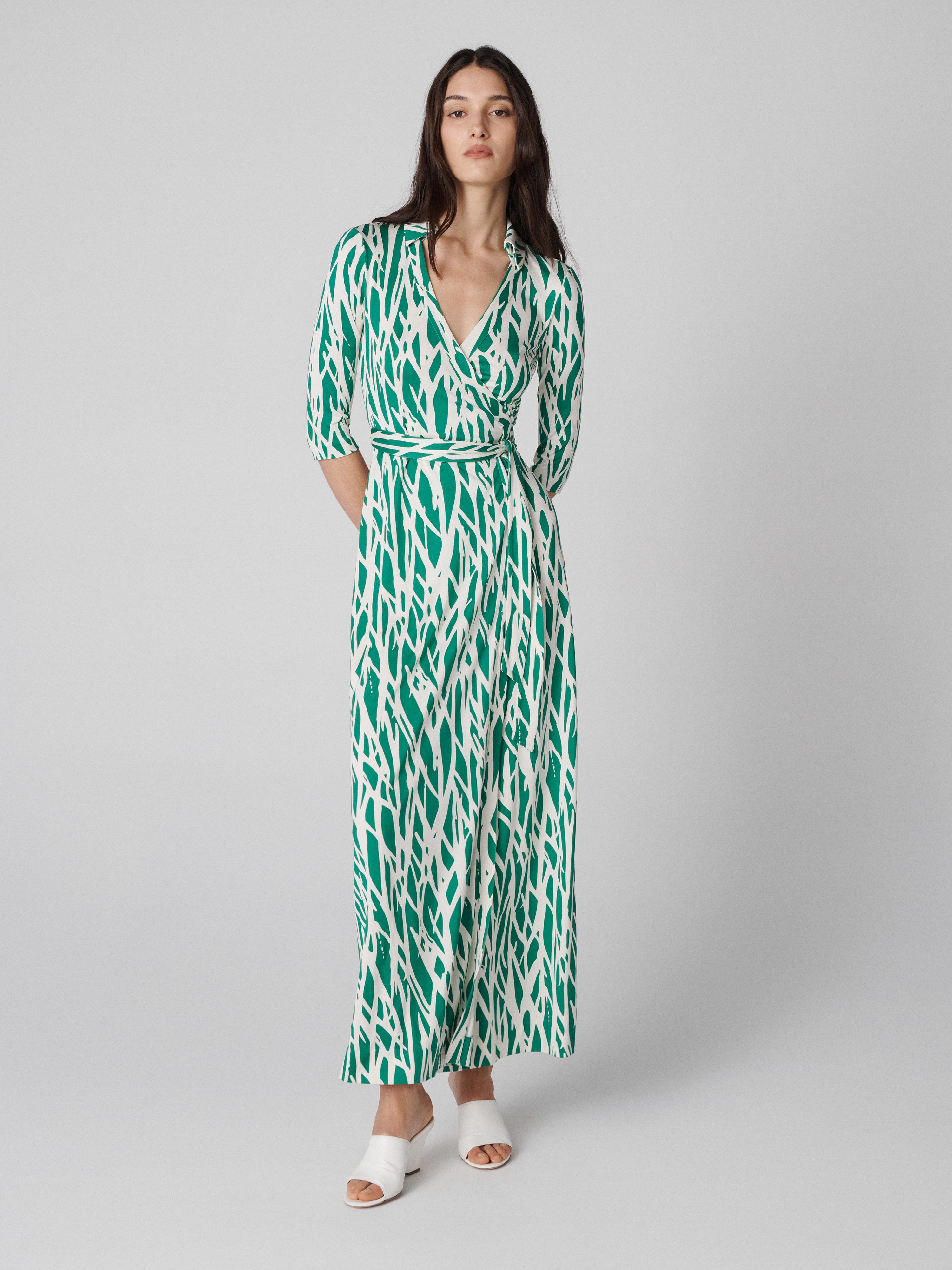 Abigail Silk Jersey Maxi Wrap Dress – Diane von Furstenberg