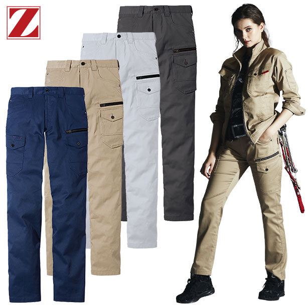 Z-DRAGON 76602 ストレッチスリムノータックカーゴパンツ【春夏