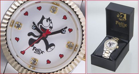 お買得！】フィリックス・ザ・キャット コンビタイプウォッチ(23-0502