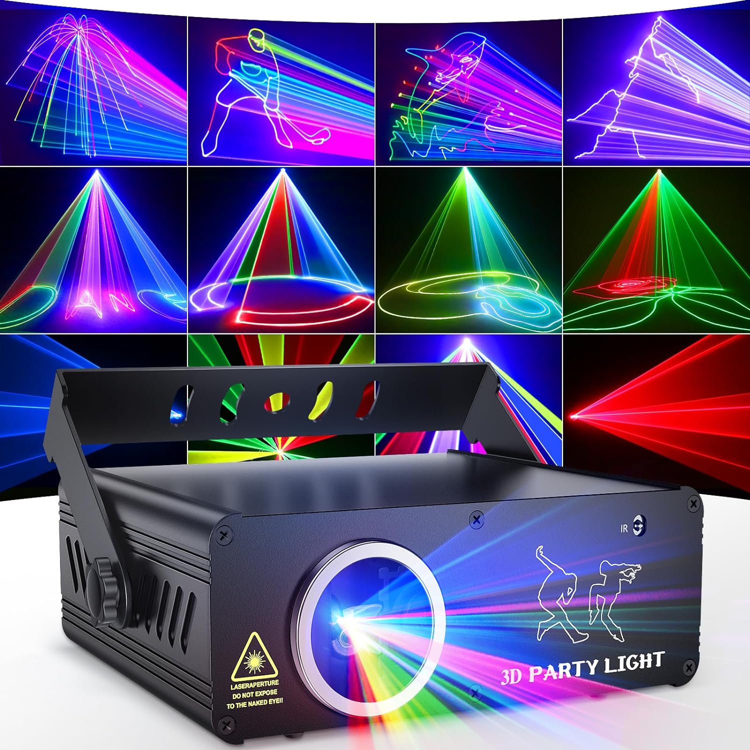 Ehaho L2400 3D DJ Laser Party Lights | RGB 3D Animation 2.0 – Ehaho US