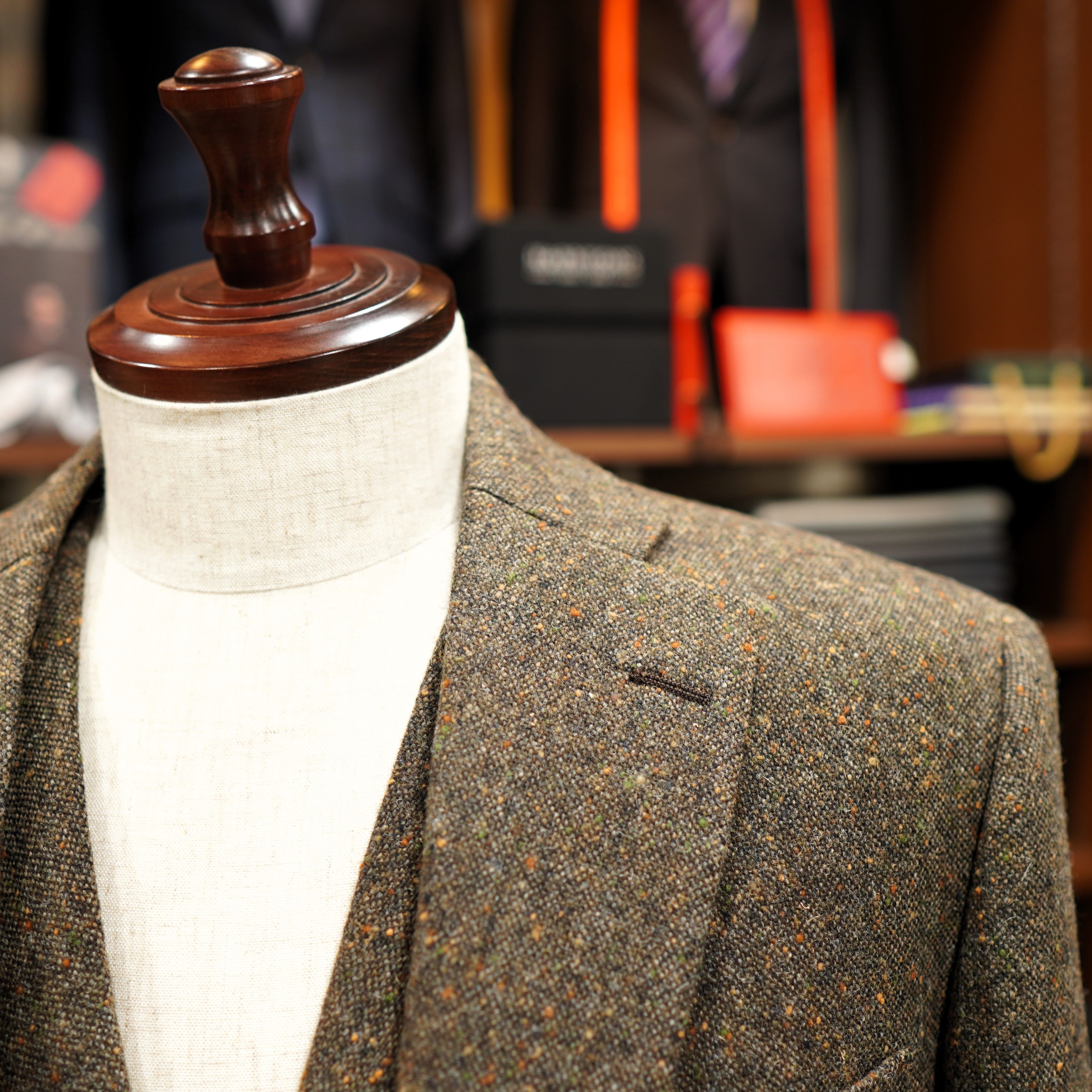 渋すぎる!?成人式用ツイードスーツ出来上がりました！ | ゑみや洋服店