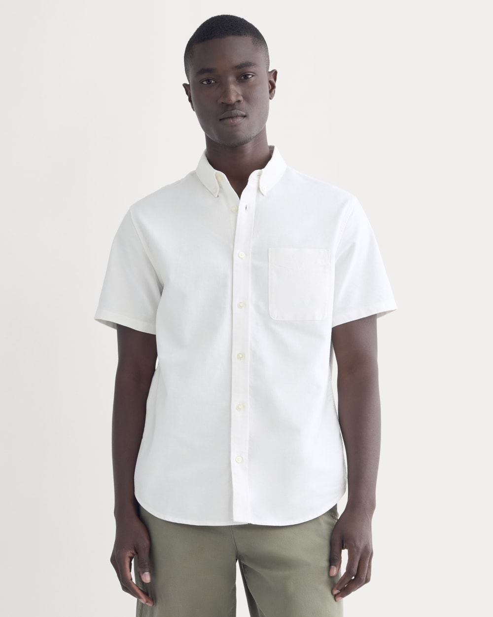 The Organic Short Sleeve Oxford Shirt | White – Everlane