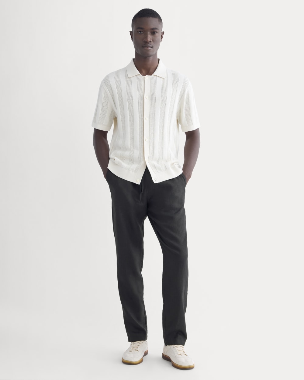 The Linen Easy Pant | Black – Everlane