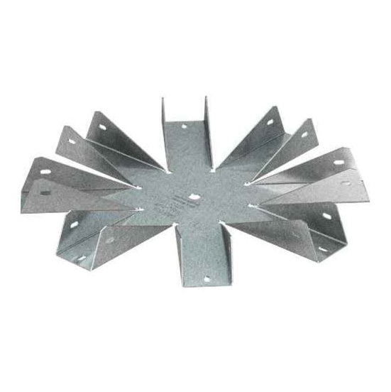 Simpson GT8Z Gazebo Tie, 18 Gauge - Zmax Finish – Fasteners Plus