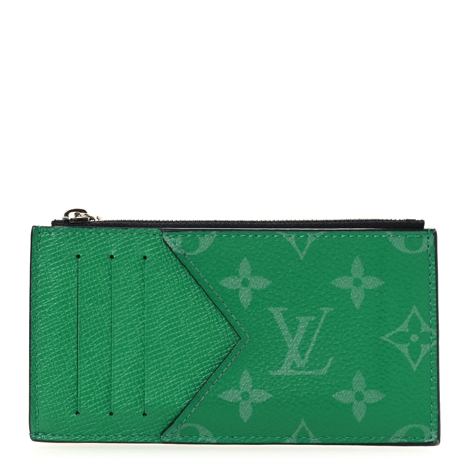 Louis Vuitton Taigarama Coin Card Holder Cactus Green 1792065