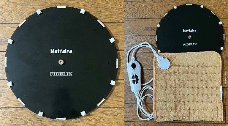 反ったレコードをほぼ直す便利グッズ Mattaira (マッタイラ) を作り