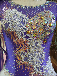 社交ダンス衣装生地・ラインストーンのファーストレディー｜ビーズ販売