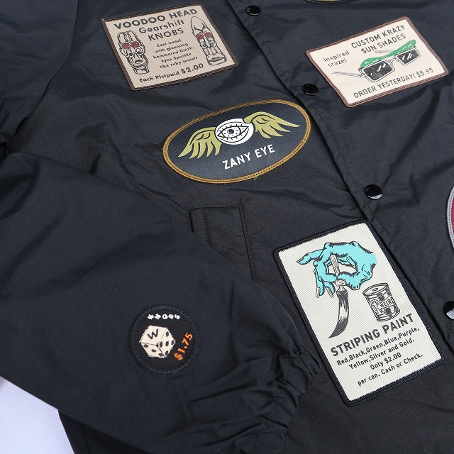 WEIRDO ウィアード MAIL ORDER COACH JACKET Black 商品詳細 愛知県