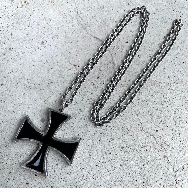 WEIRDO ウィアード BIG CROSS ネックレス シルバー925 ブラック 商品