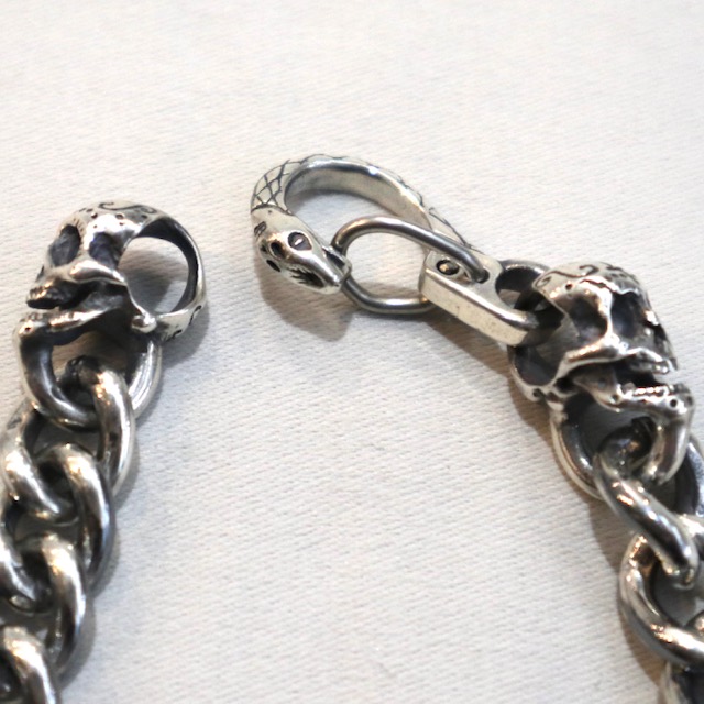 galcia ガルシア 22C-BR-CS001SS CALAVERA HEAD&SNAKE HOOK