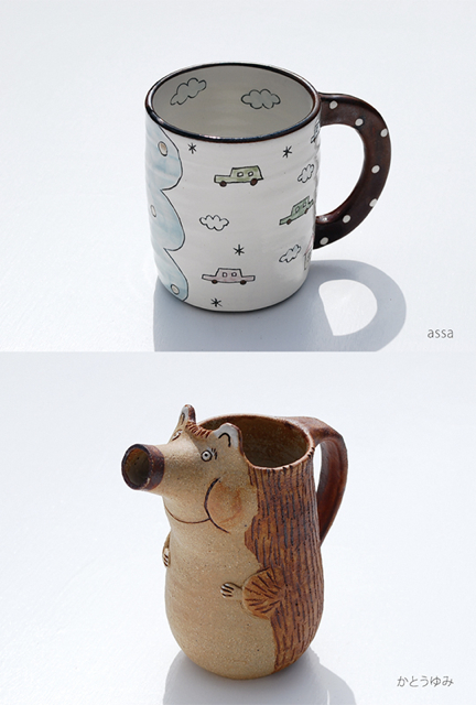 assa かとうゆみ 二人展 | 笠間観光 陶芸 笠間焼 お土産 お食事