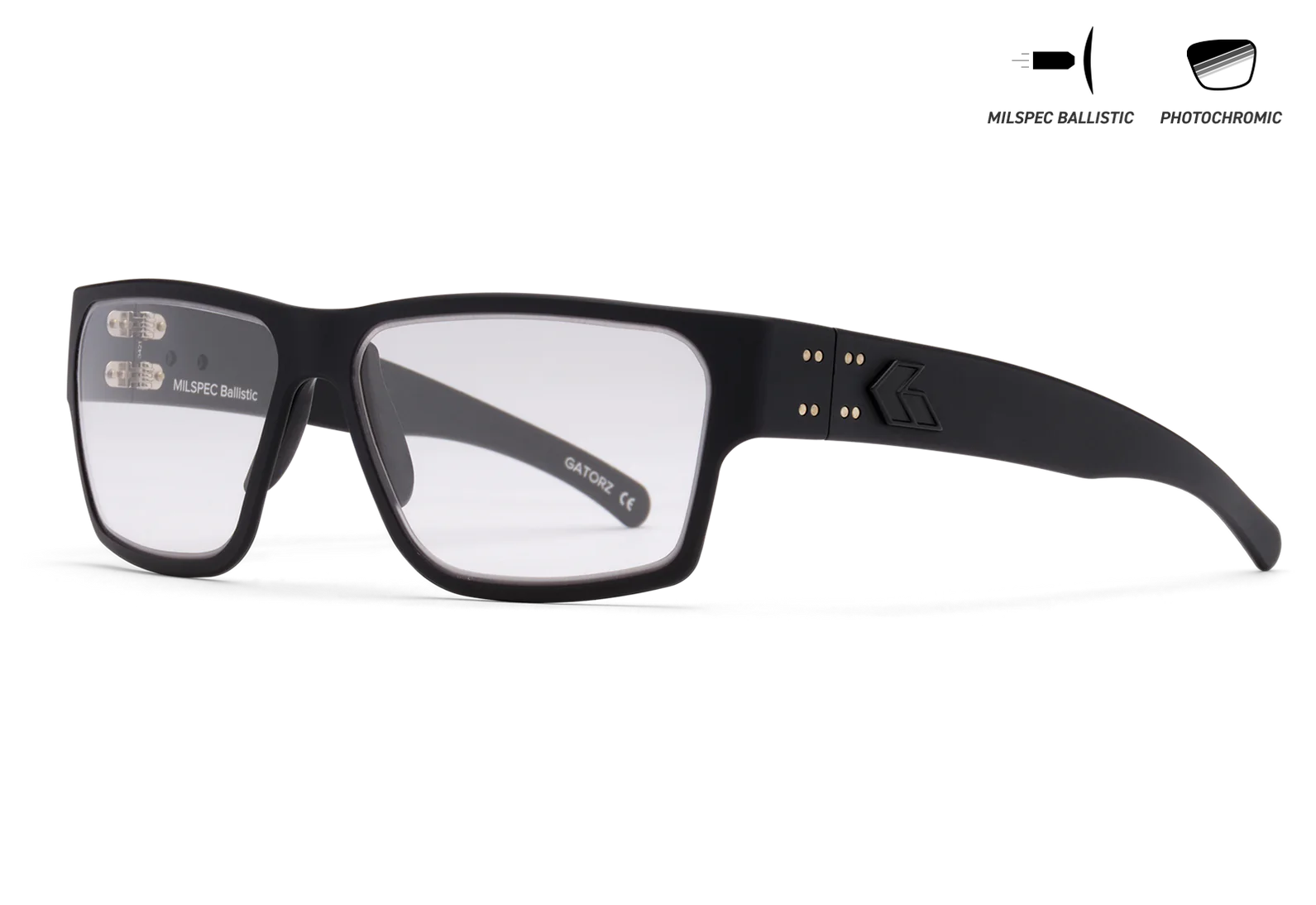 MILSPEC BALLISTIC Z87.1 DELTA - BLACKOUT - PHOTOCHROMIC / ANTI-FOG